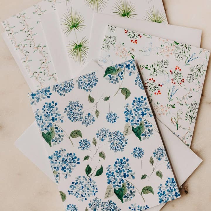 Studio E Bloom - Wholesale Stationery/Notecard Set - Vintage Botanical Fine Art Card Set