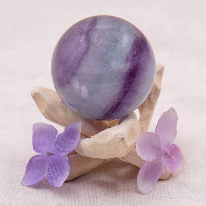 Rare Rainbow Fluorite Spheres - AAA Premium Quality for wholesale by Tiny Rituals