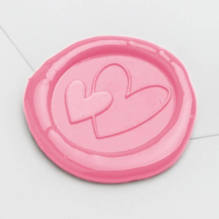 Double Heart - Wax Seal for wholesale by Penpaling Paula