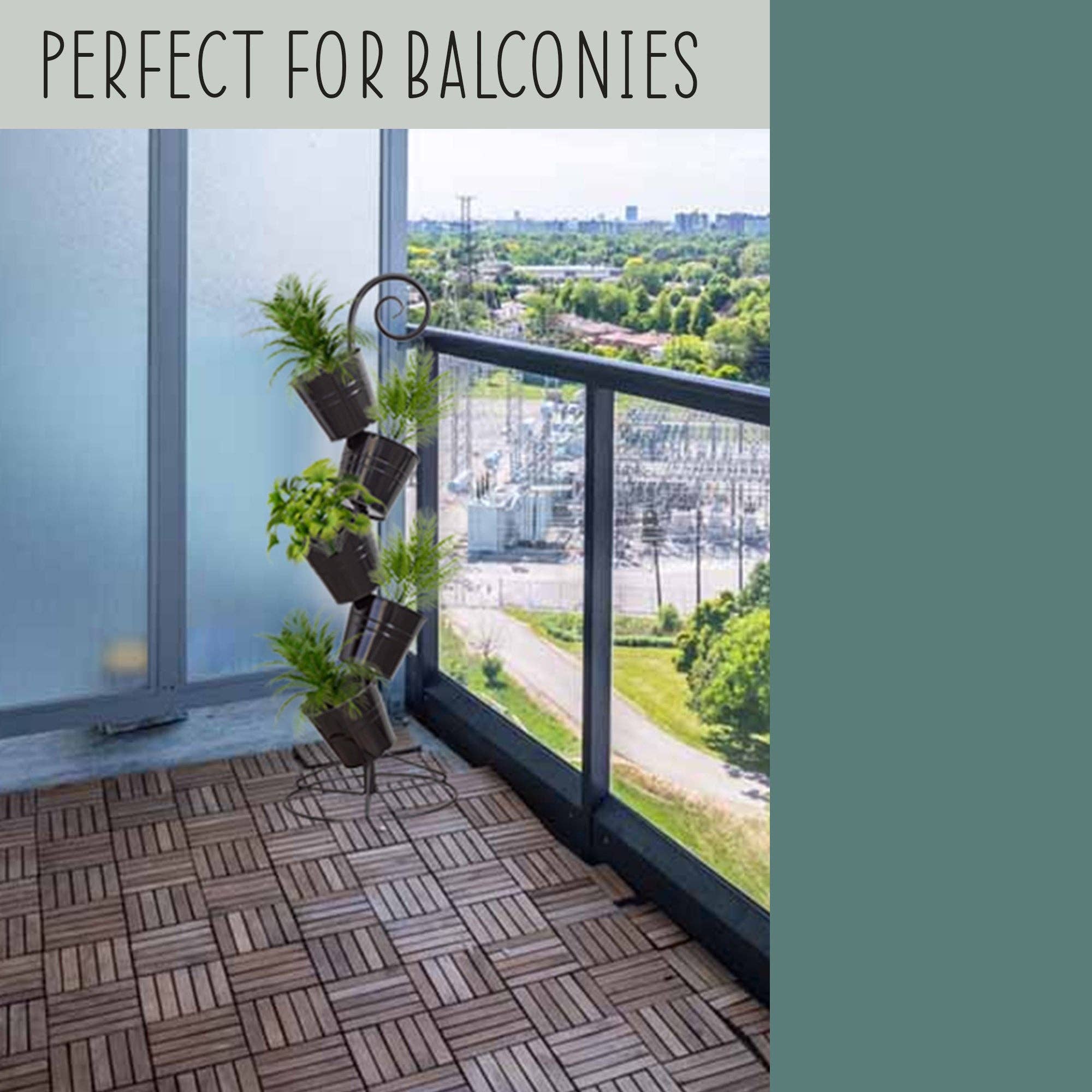 Kurated Korner – Engroshandel Plantekrukke – Esterno hængende blomsterpotte i etager7