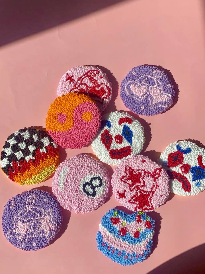 Sous-verres Mugrug pour la vente par Yarnstopshop