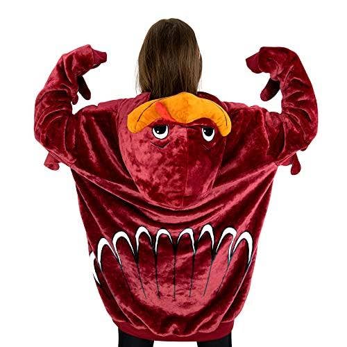 OrangeOnions - Wholesale Hoodie - Unisex - Virginia Tech Hoodie Hokies Blanket Hoodie & Pillow Snugible2