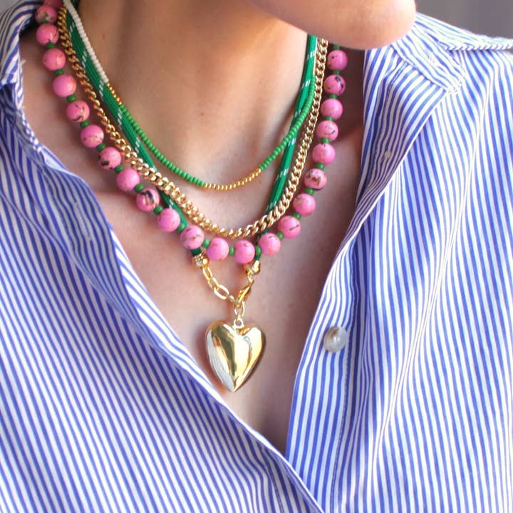 The Silver Wren - Vente Colliers à pendentif - Collier Cordons Winnie, Style Automnal Fait Main3