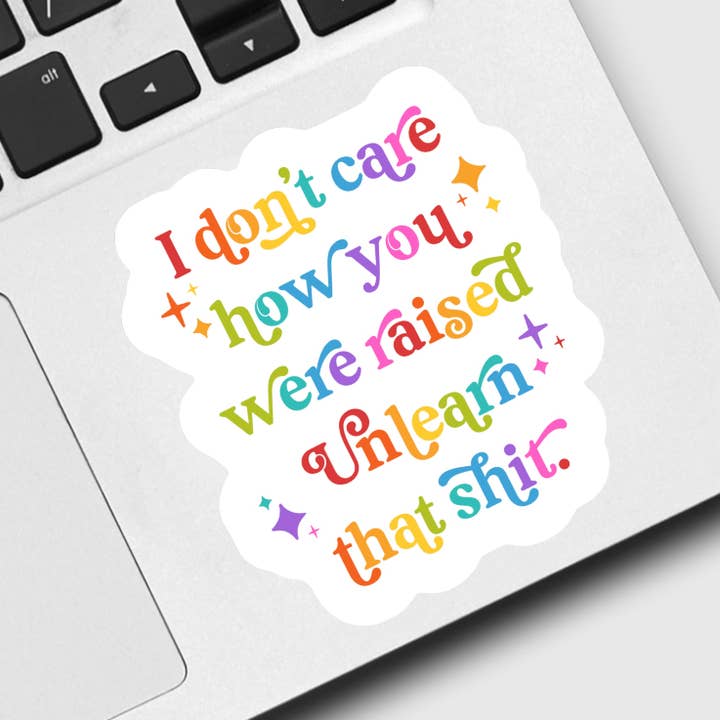 Unlearn That Sticker for wholesale by Ace the Pitmatian Co