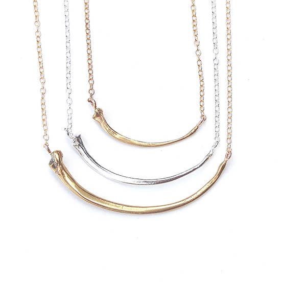 Cast Bone Necklace for wholesale by Alana Douvros Jewellery