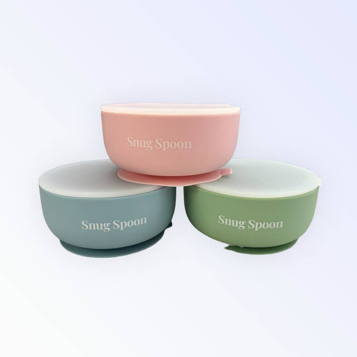 Snug Spoon - Wholesale Bowl - Silicone Suction Bowl with Lid
