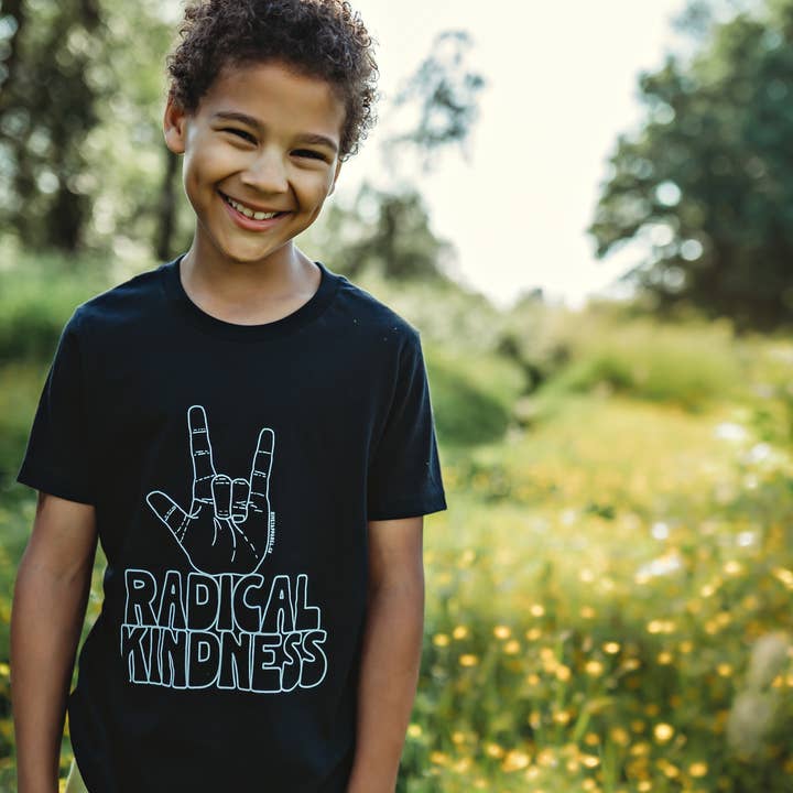 Radical Kindness - Back To School Kids Tee for wholesale by Rivet Apparel Co.