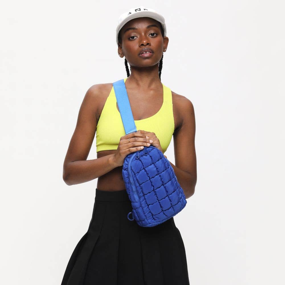 Sol and Selene - Wholesale Belt Bag - Women's - Rejuvenate - Quilted Puffer Nylon Sling Backpack53
