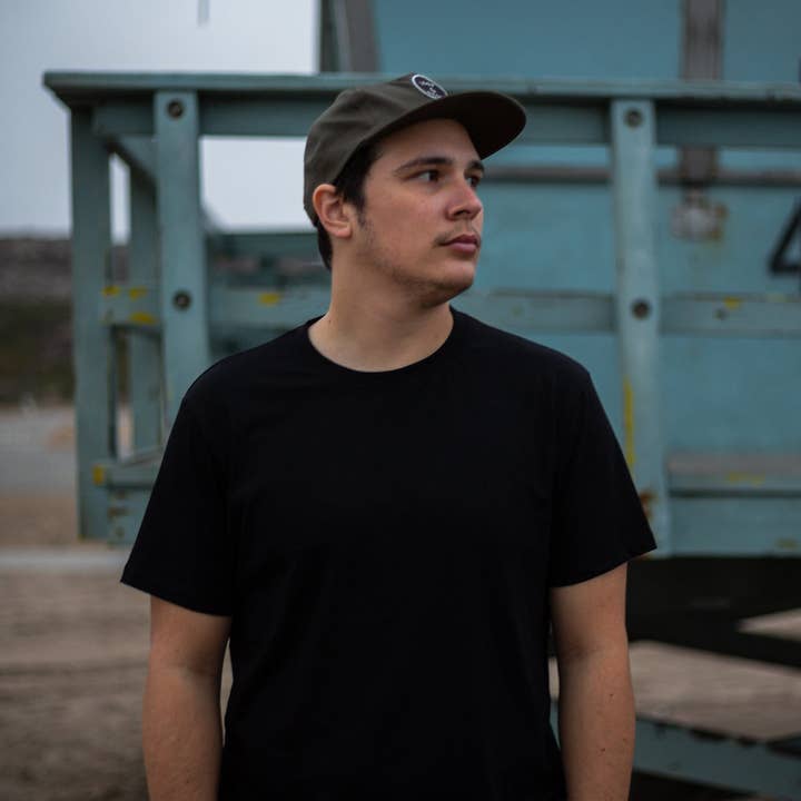 Men's Organic Cotton Tee Shirt - Fair Trade Certified, Black for wholesale by West Path