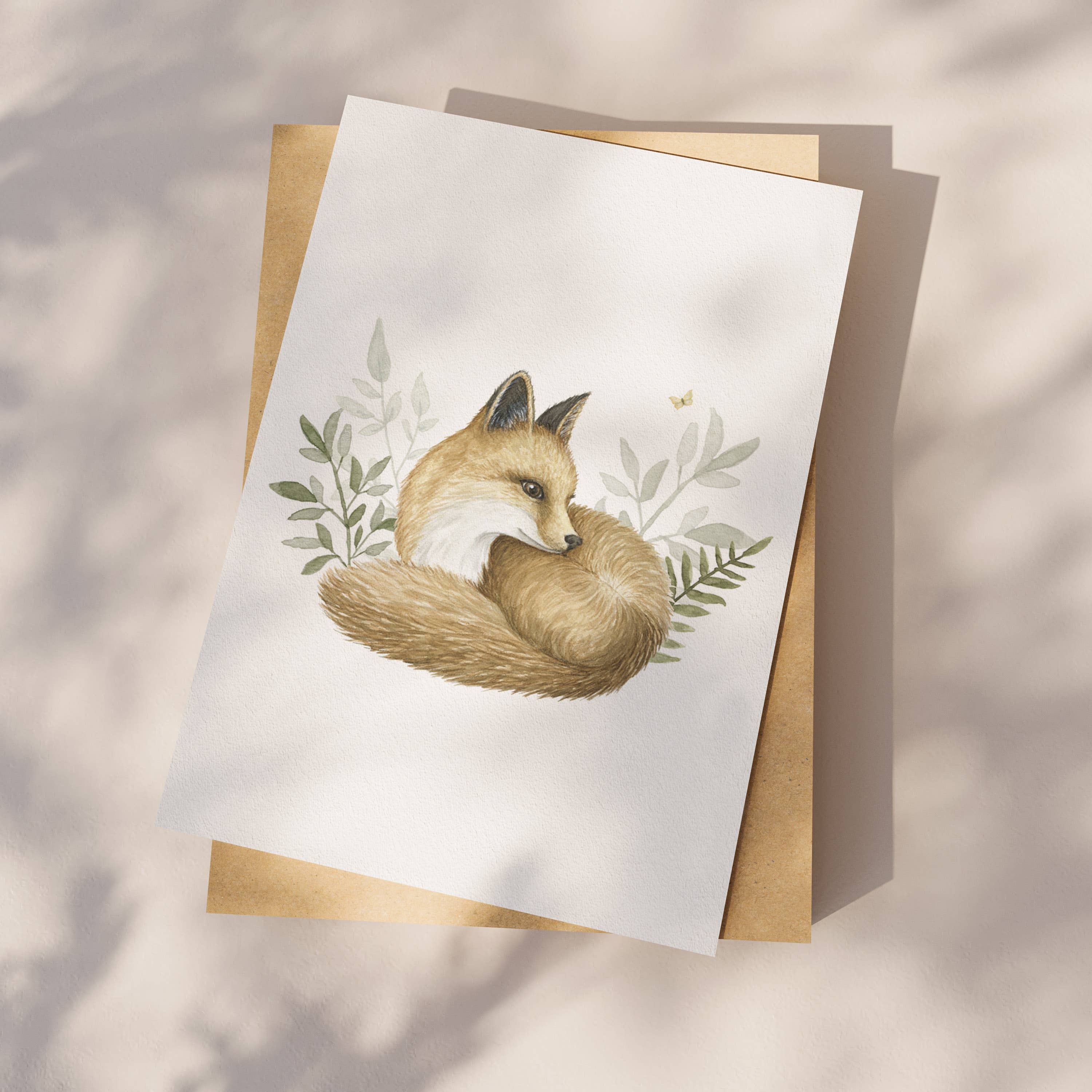 Appeloogje - Wholesale Everyday Greeting Card - Postcard fox1