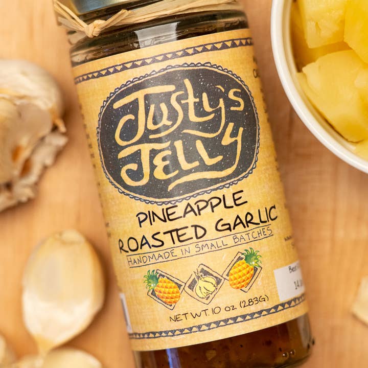 Justy's Jelly - Wholesale Jam/Jelly - Pineapple Roasted Garlic Jelly