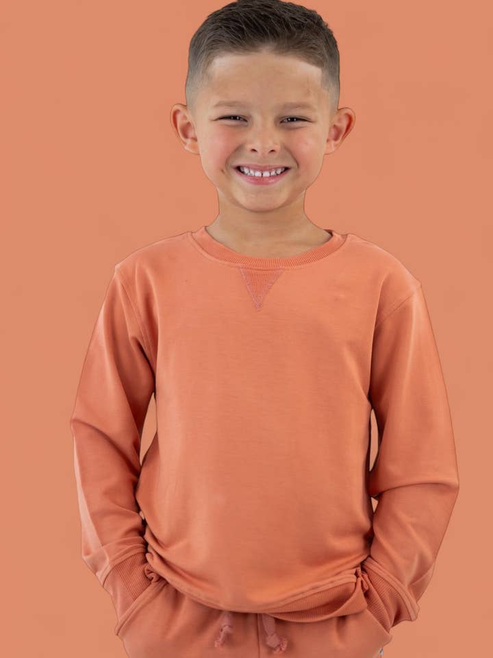 RUST DREAM PULLOVER for wholesale by Dream Big Little Co.