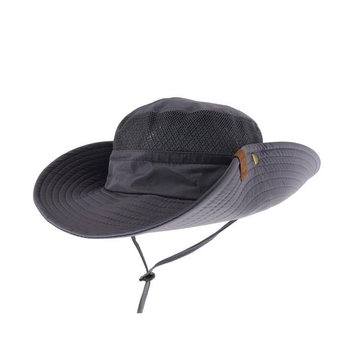 C.C Beanie - Wholesale Straw Hat - Women's - Wide Brim Adjustable C.C Sun Hat ST3917