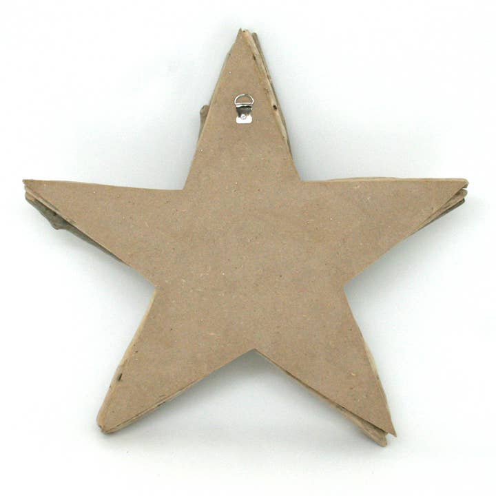 Seasonal by Contrast Inc. - Wholesale Dimensionele/3D-muurkunst - Drijfhout Muur Ster Plaque2