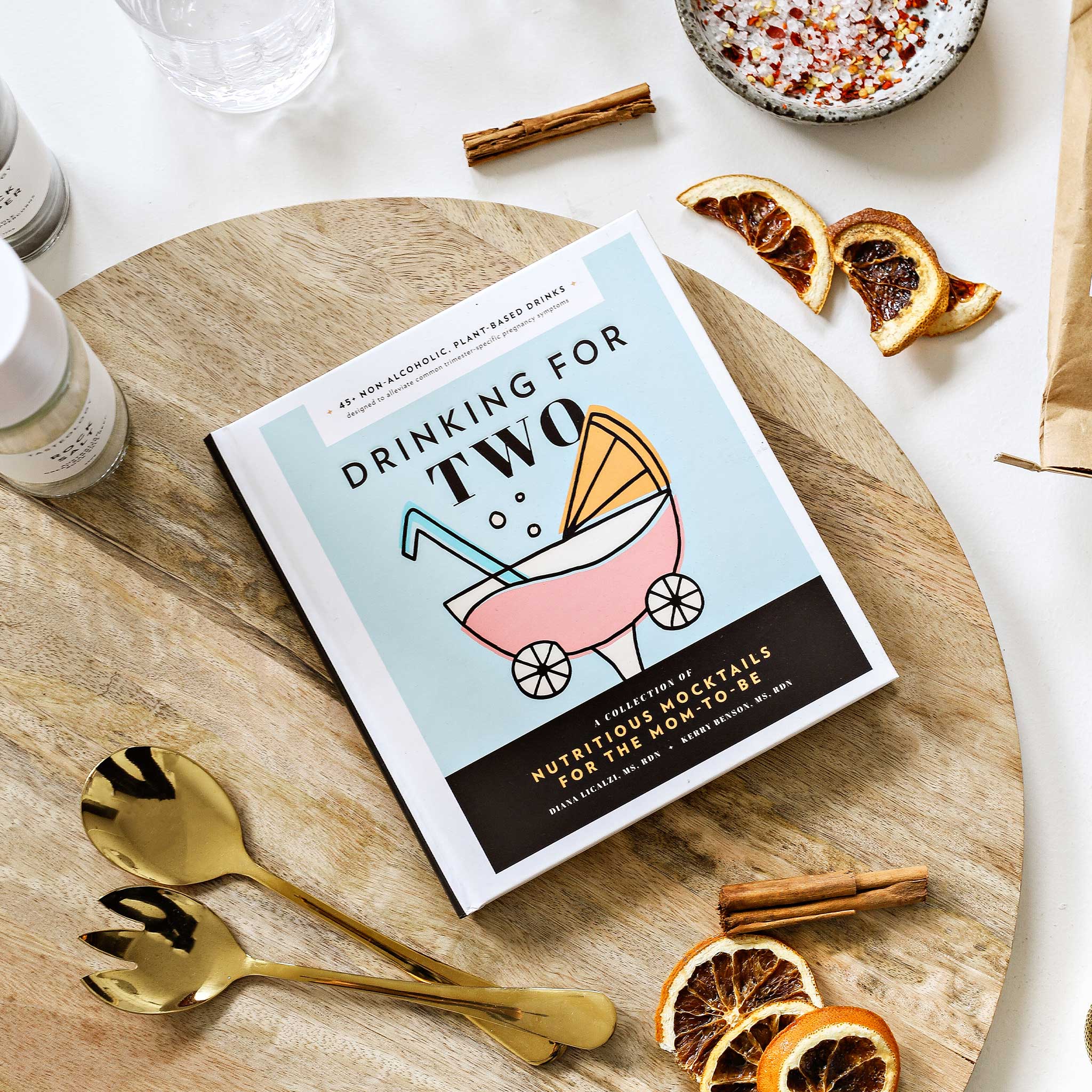 Paige Tate & Co. - Wholesale Mixology & Beverage Book - Drinking for Two: Nutritious Mocktails for the Mom-to-be 1