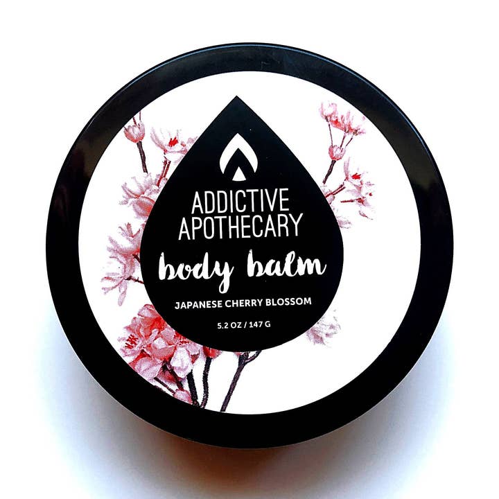 Japanese Cherry Blossom Body Balm for wholesale by Addictive Apothecary