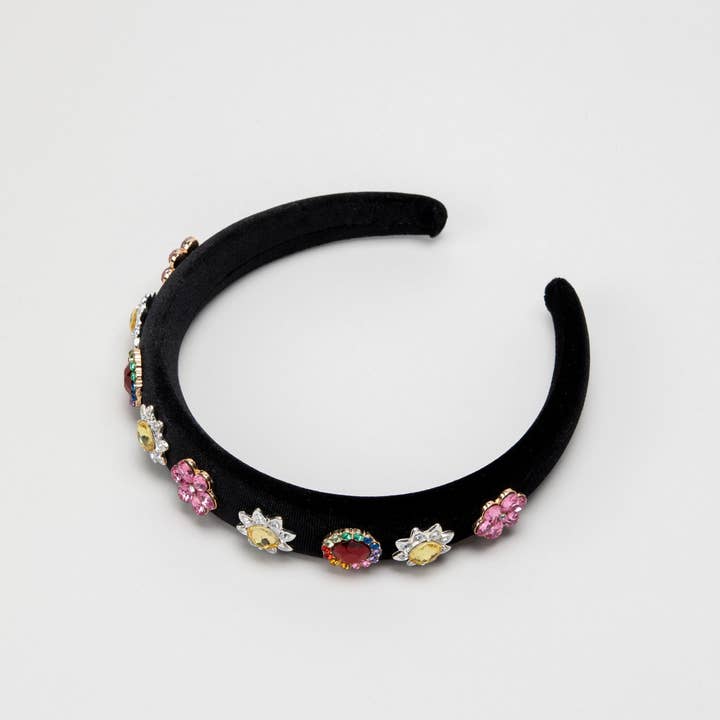 Super Smalls - Wholesale Fashion Headband - Kids - Black Gem Headband