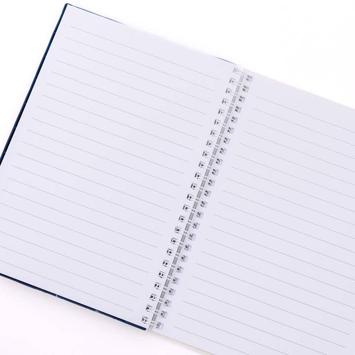 Simple Blessings Boutique - Venta al por mayor Cuadernos - Cuaderno de escritura en espiral en mármol azul