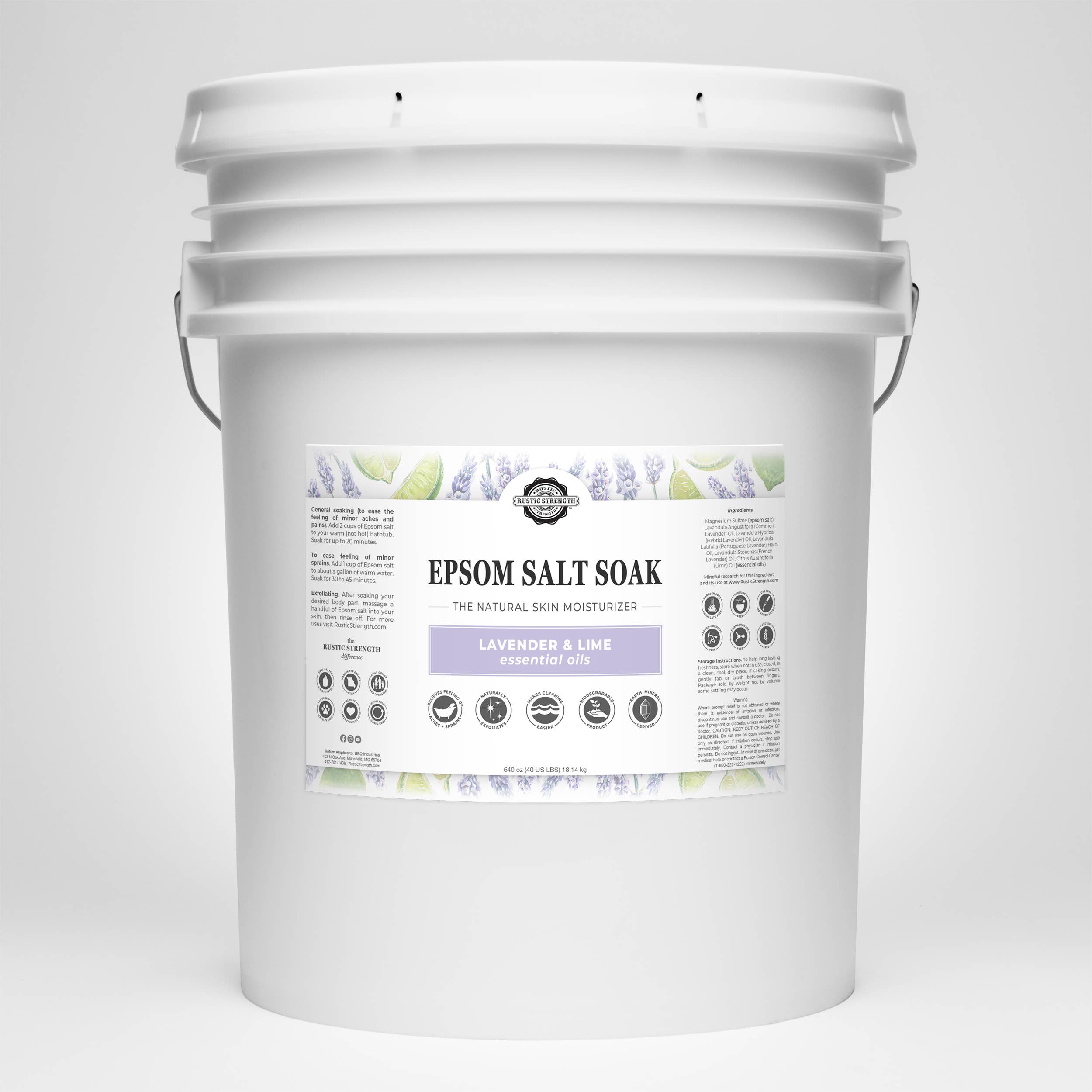 Rustic Strength - Wholesale Bath Soak/Milk - Scented Natural Bath Soak Epsom Salt | Moisture Aromatherapy1