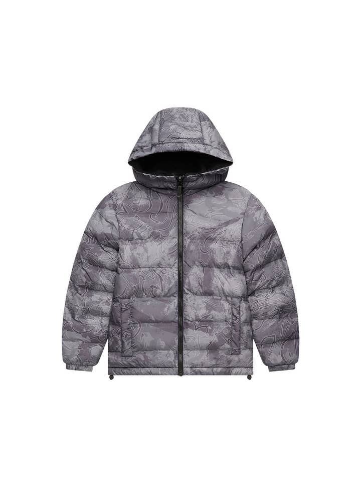 Scorpion Bay – wholesale Vadderad jacka – barn – Barn | Vändbar vadderad jacka med all-over-mönster