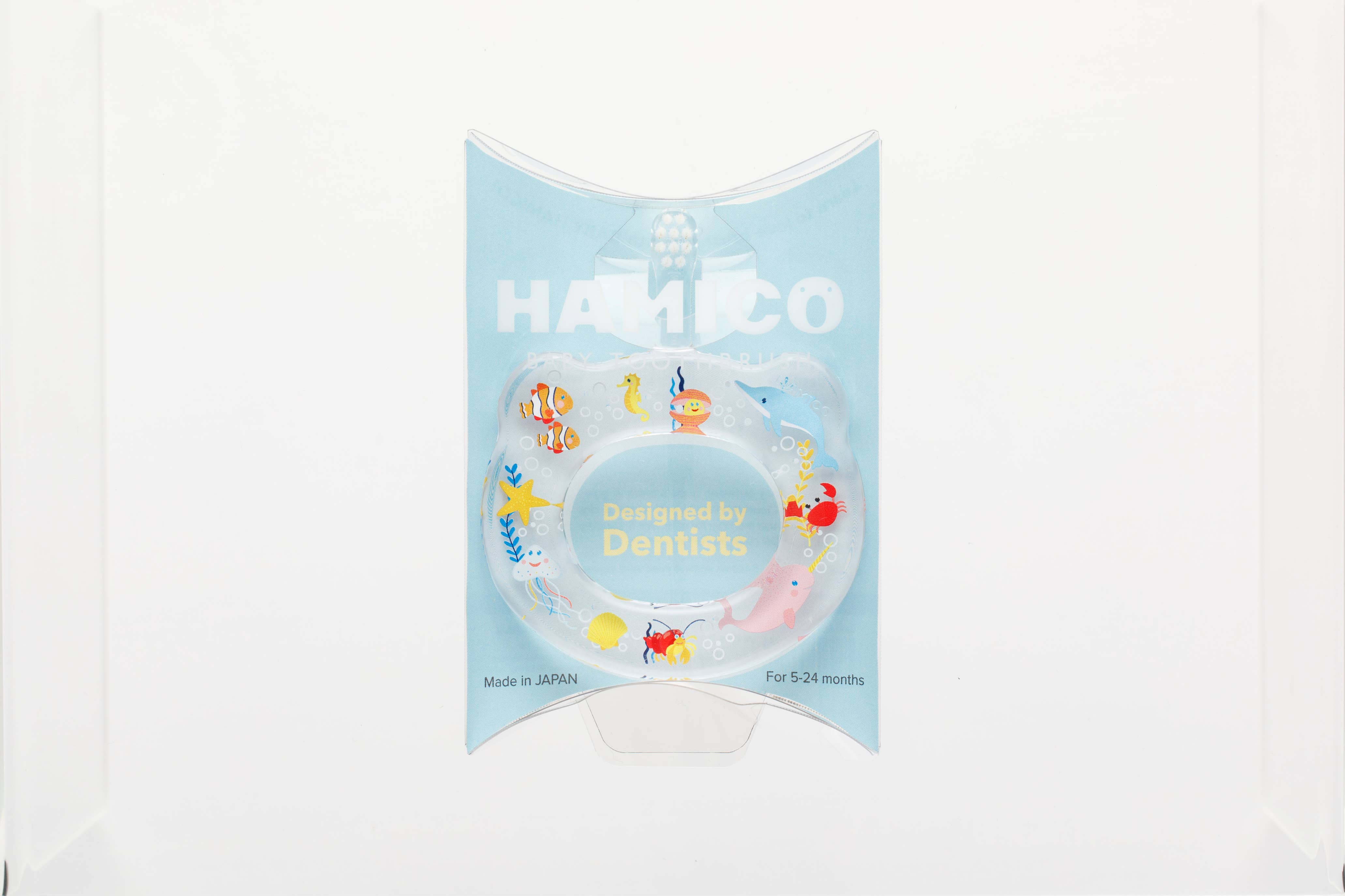 HAMICO -Innovative Toothbrush - Wholesale Toothbrush - Kids & Baby - Baby Training Toothbrush - Sea Animals | 6 Individual packs1