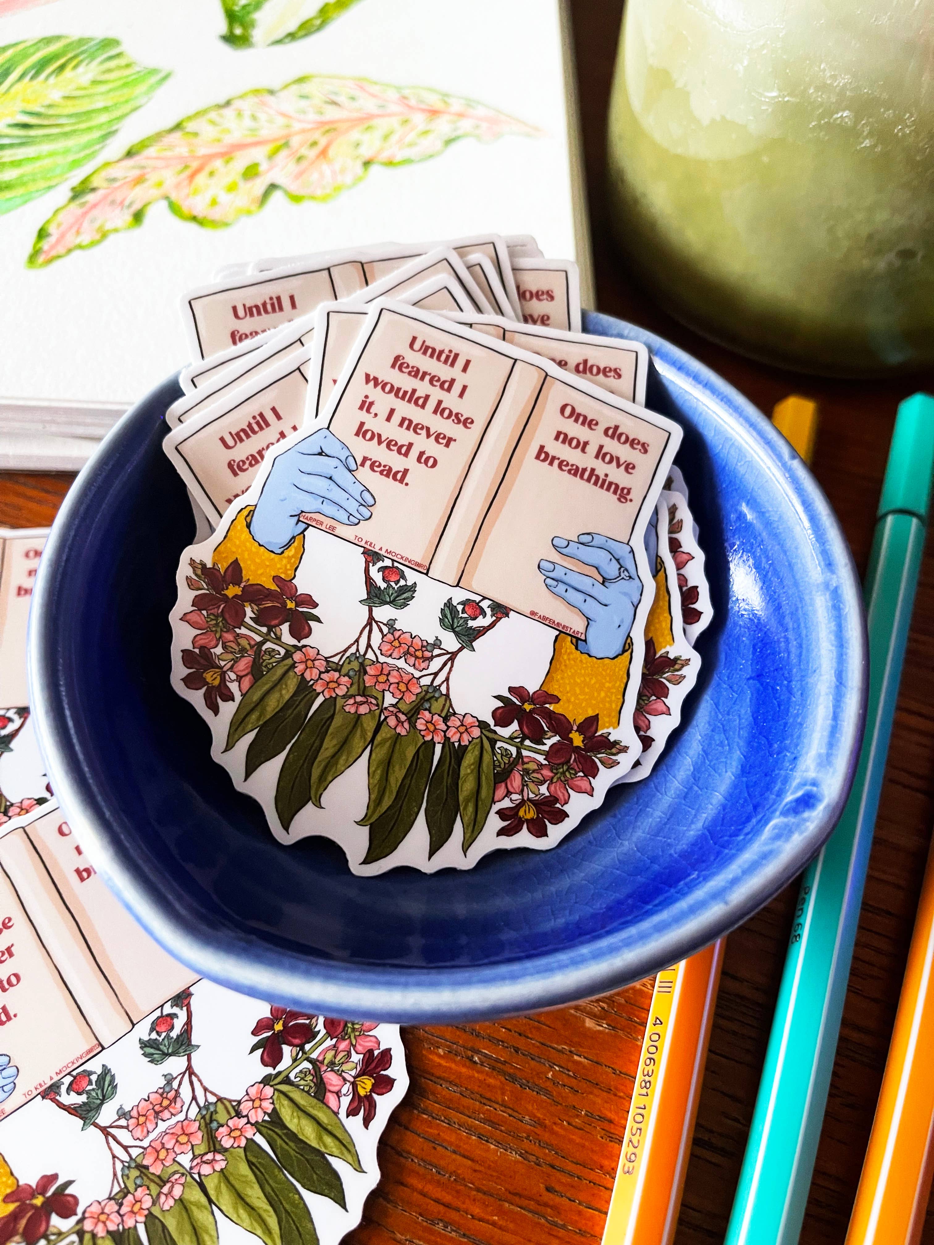 Fabulously Feminist - Wholesale Sticker - Love To Read, To Kill A Mockingbird: Feminist Sticker5