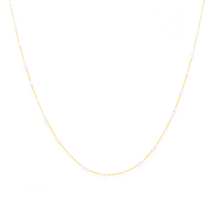 Kleine parel ketting voor wholesale door SALTY CALI