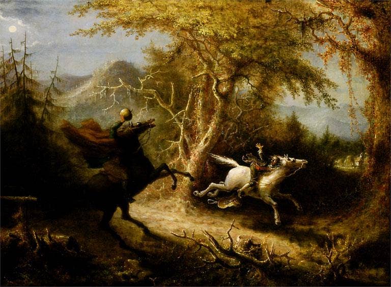 Found Image Press - Vendita all'ingrosso Set di cartoleria/cancelleria - Biglietto di Auguri LT-373 Illustrazione Sleepy Hollow0