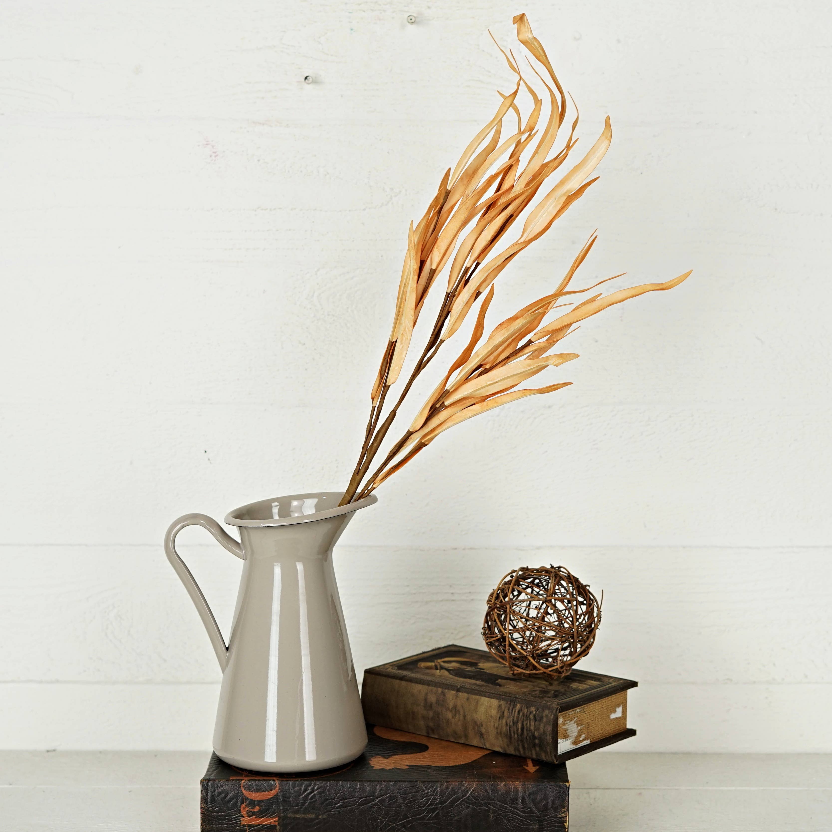 Impressive Enterprises, Inc. - Wholesale Artificial Flowers - 29563- 27in Spray-Foam Willow Leaves-Autumn2