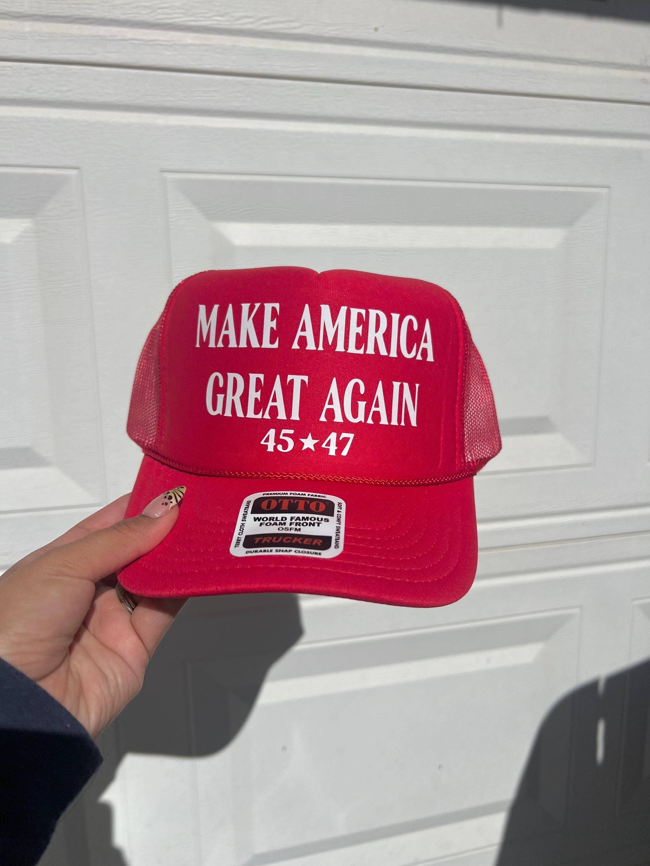 Threaded Rodeo - Wholesale Trucker Hat - Women's - Maga Republican Usa Trend Trucker Cowgirl Trump Hat Gift3