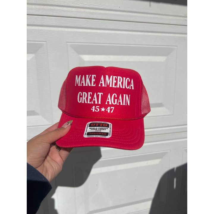 Threaded Rodeo - Wholesale Trucker Hat - Women's - Maga Republican Usa Trend Trucker Cowgirl Trump Hat Gift3