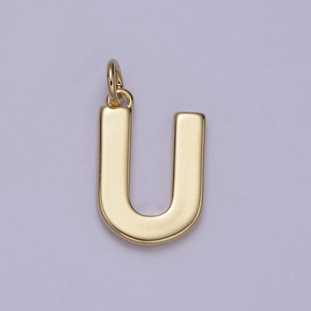 Aim Eternal – wholesale Individual charm/pendant – 14k Gold Filled Minimalist Font Initial Letters Pendant Charm Wholesale Jewelry Supply A-703-A-71520