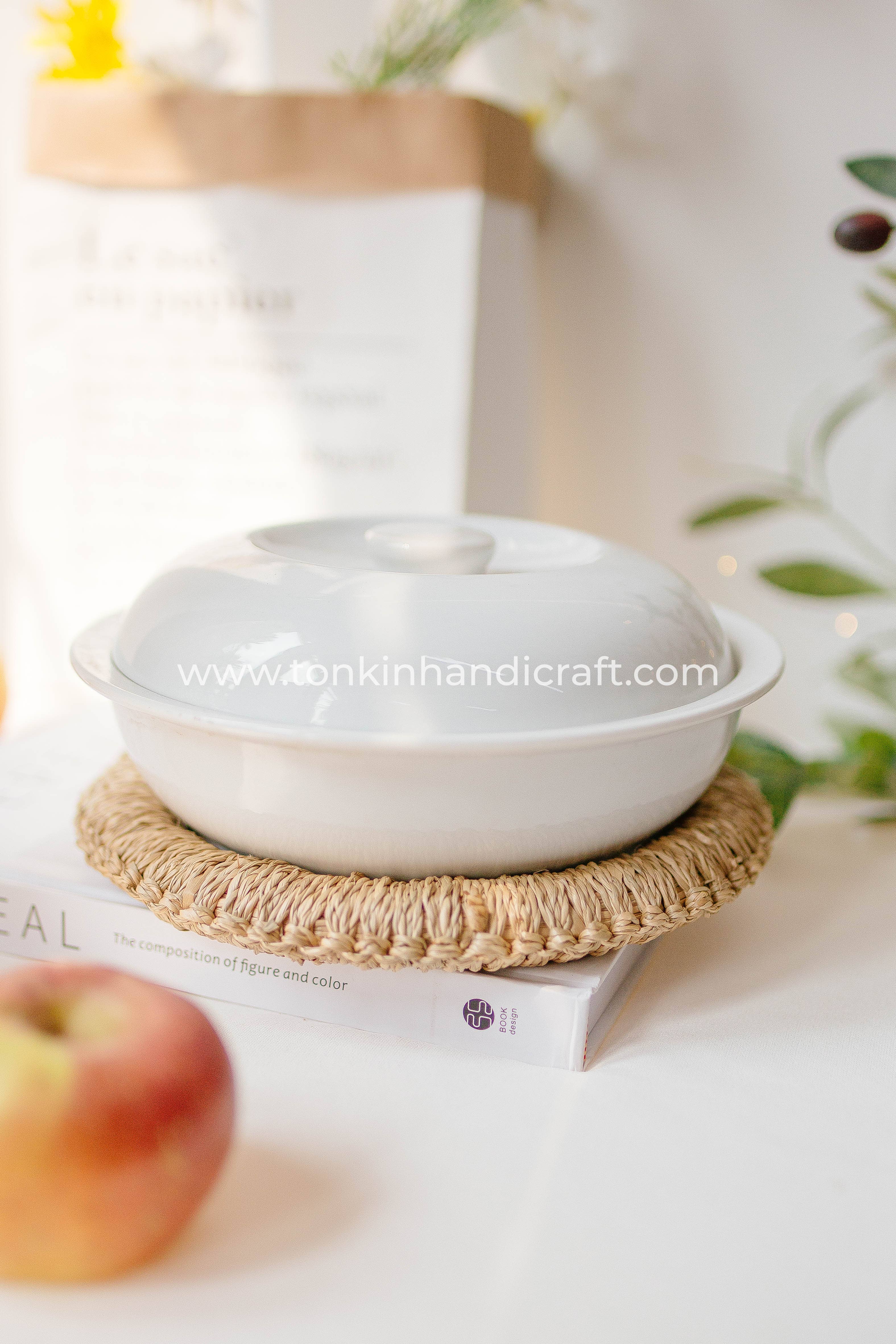 Tonkin Handicraft - Vente Dessous-de-plat - Dessous de plat rond en osier14