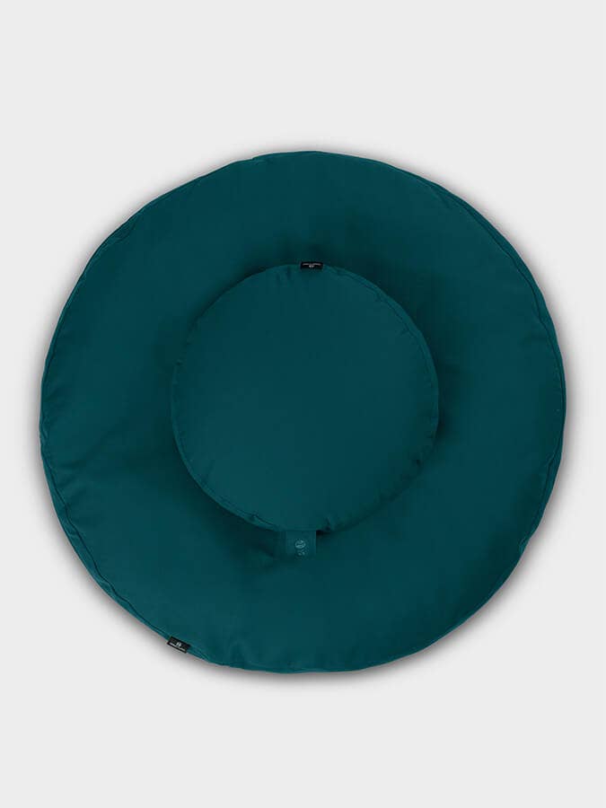 Yoga Studio Store - Vente Accessoire de yoga - Kit coussin de méditation rond Zabuton et Zafu biologique Yoga Studio EU5