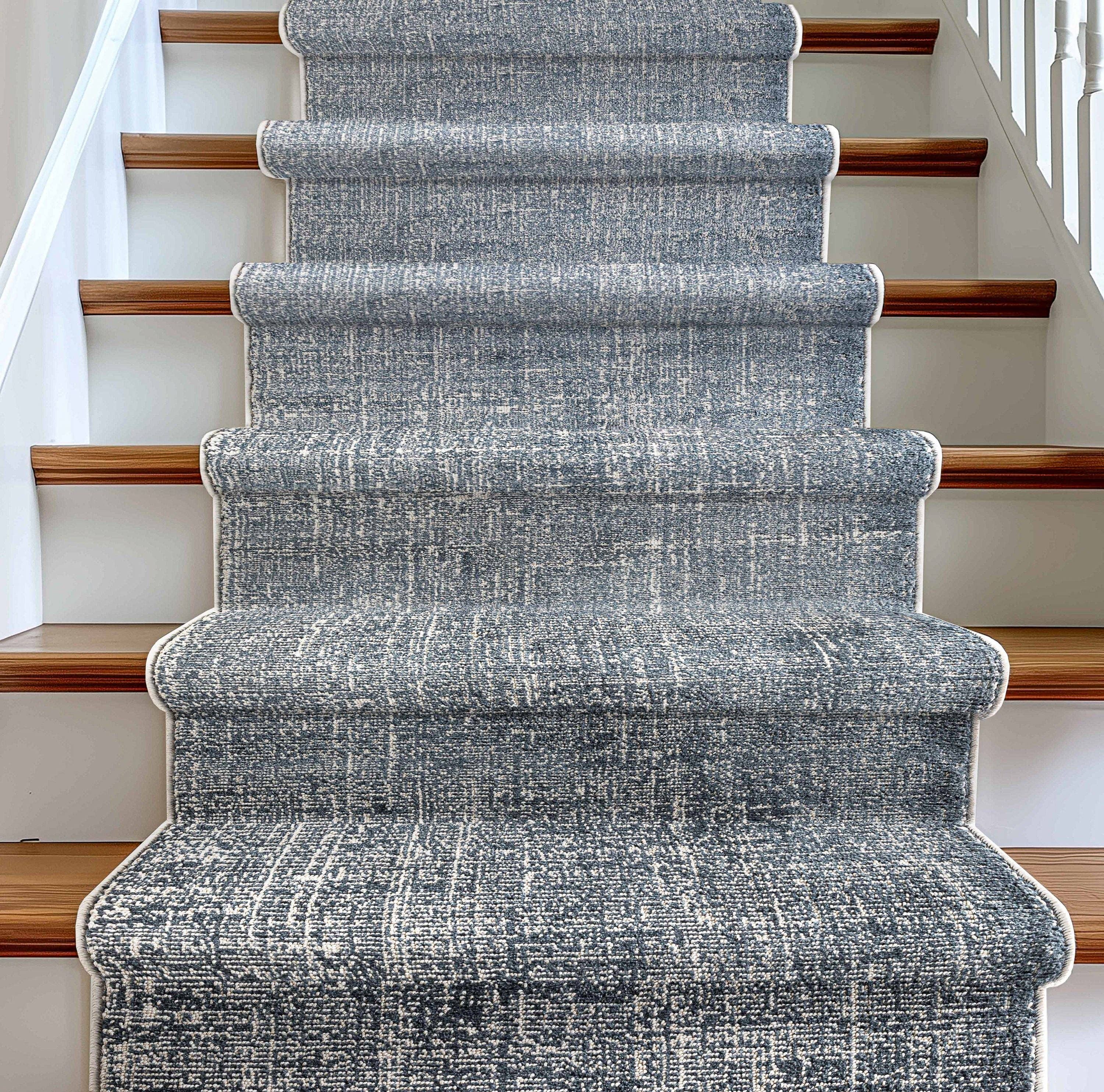 Well Woven - Wholesale Runner Rug - Custom Size Hall Stair Runner Como Dark Blue Choose Length0