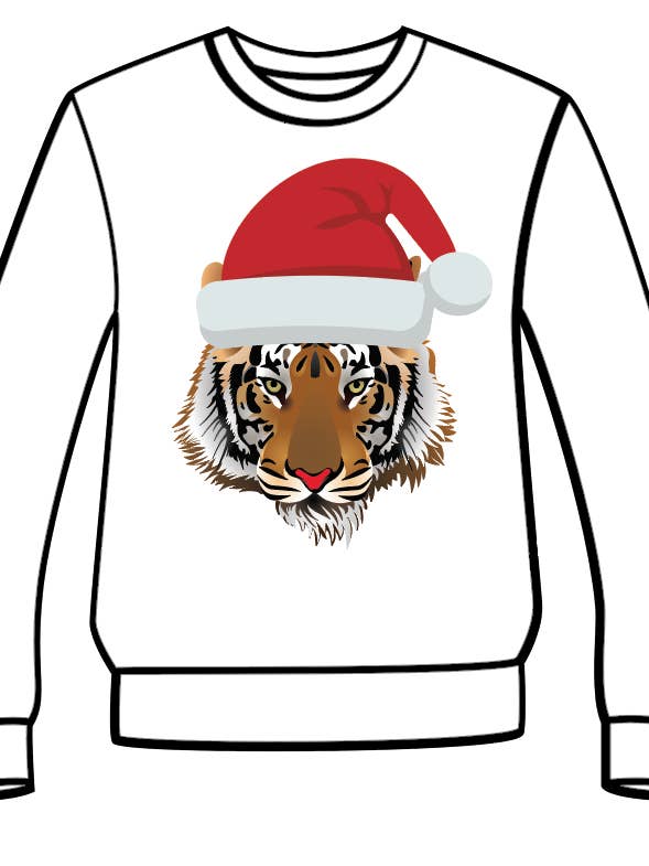 Santa Tiger Sweater - Pre-Order for wholesale by Sparkle City