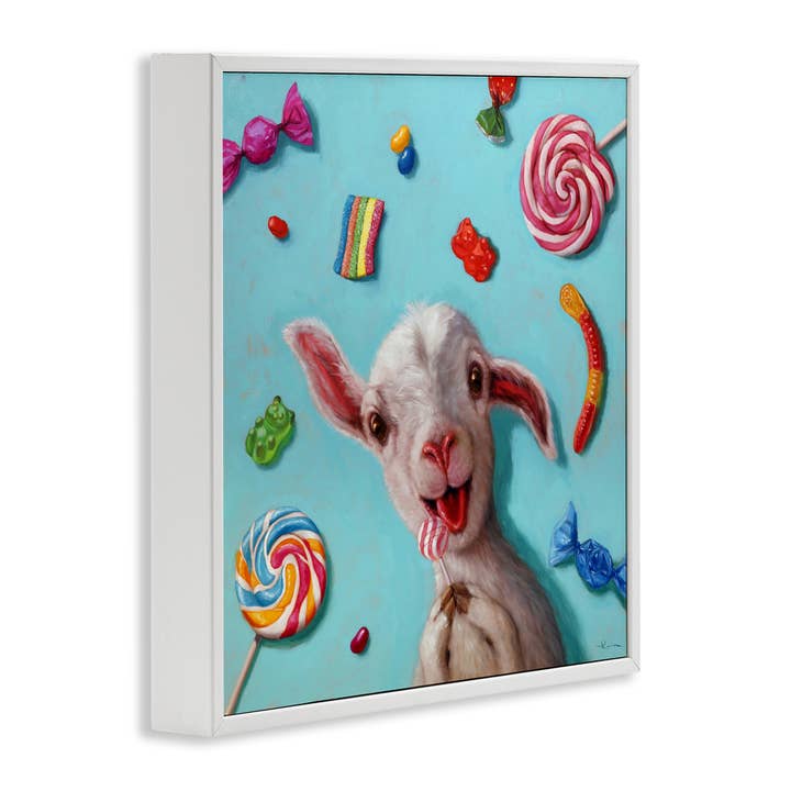 Stupell Industries - Wholesale Wall Sign - Happy Sheep with Candy - Framed Wall Art14