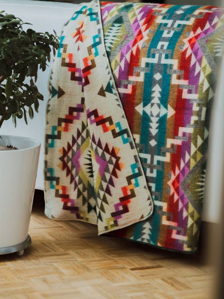 Inca Trail Large Alpaca Blanket for wholesale by Meraki Movement