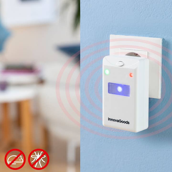 InnovaGoods - Vendita all'ingrosso Repellenti per insetti - Repellente per insetti e roditori Killekt InnovaGoods con LED