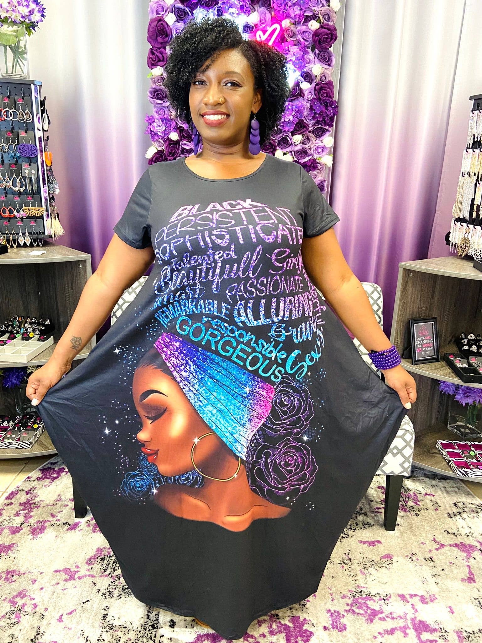 India Batik – Engroshandel Kjole - Dame – Afro Print Bubble Kjole til kvinder -220081