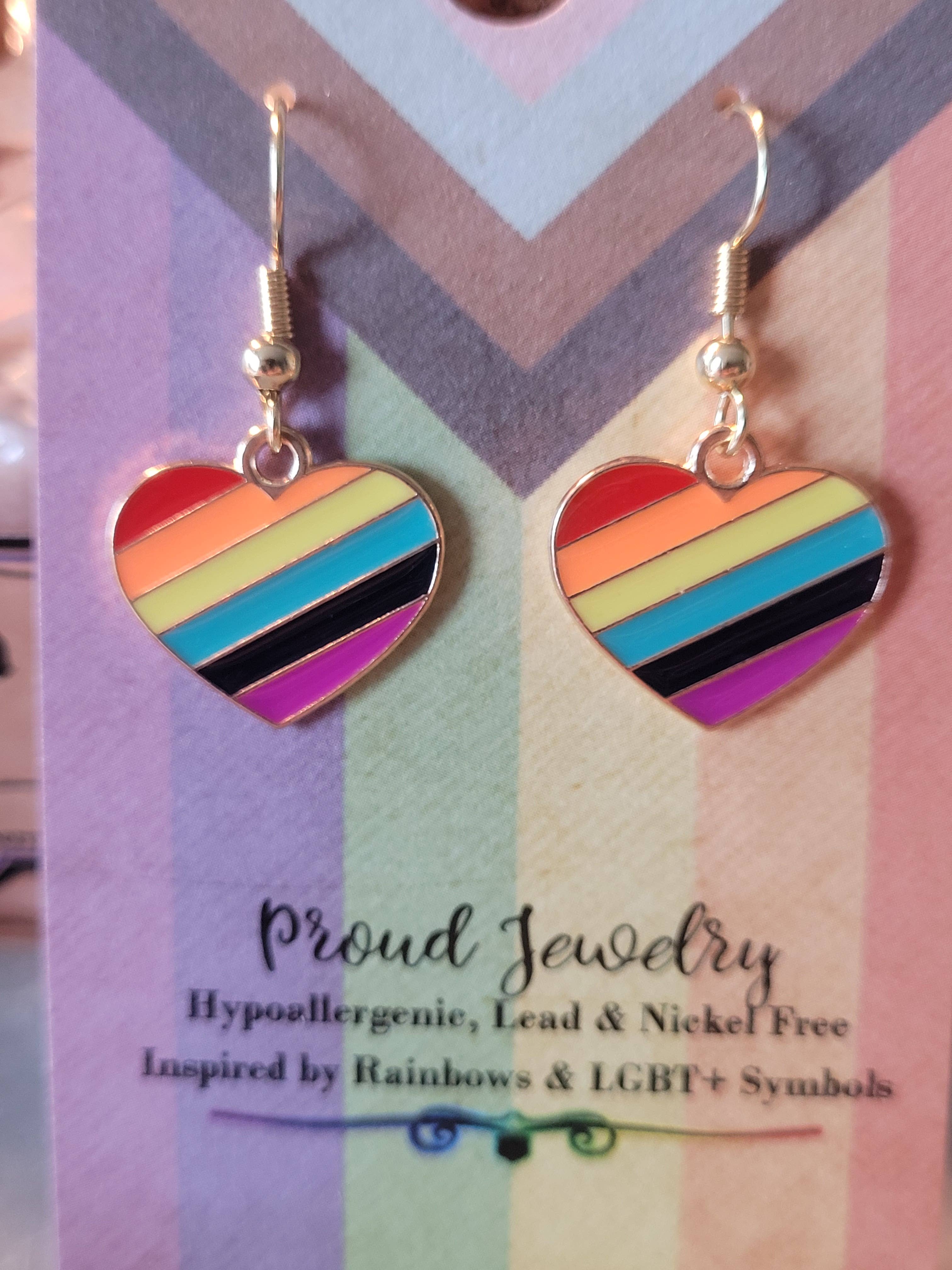 Con-Quest Crafts – wholesale Smycken – Rainbow Pride Örhängen & Halsband - LGBTQIA+-inspirerade 10