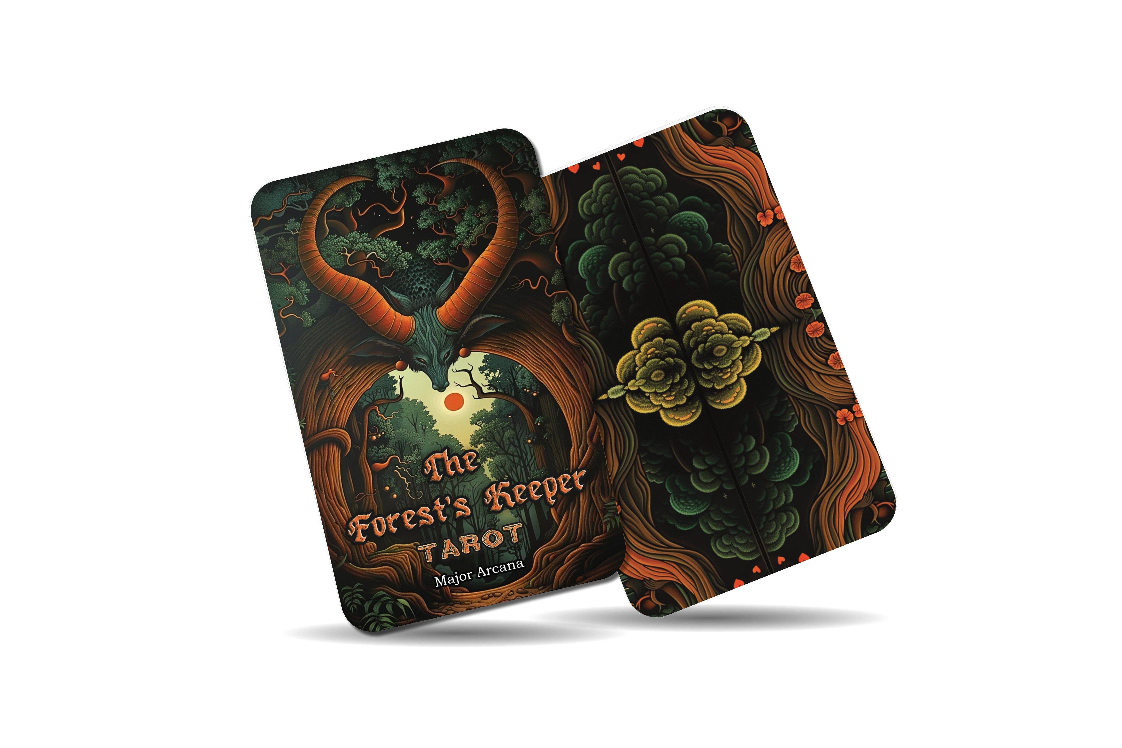 Ibiza Tarot USA – wholesale Tarot cards – The Forest's Keeper Tarot - 22 Major Arcana - A unique spiritual journey - Protecting and communing with the ancient wisdom of the woods.2