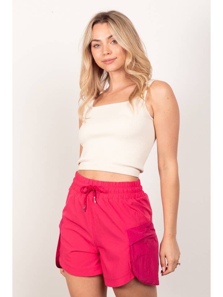 VERY J - Vendita all'ingrosso Pantaloncini sportivi - Donna - Pantaloncini cargo per abbigliamento sportivo con vita elastica NP703768