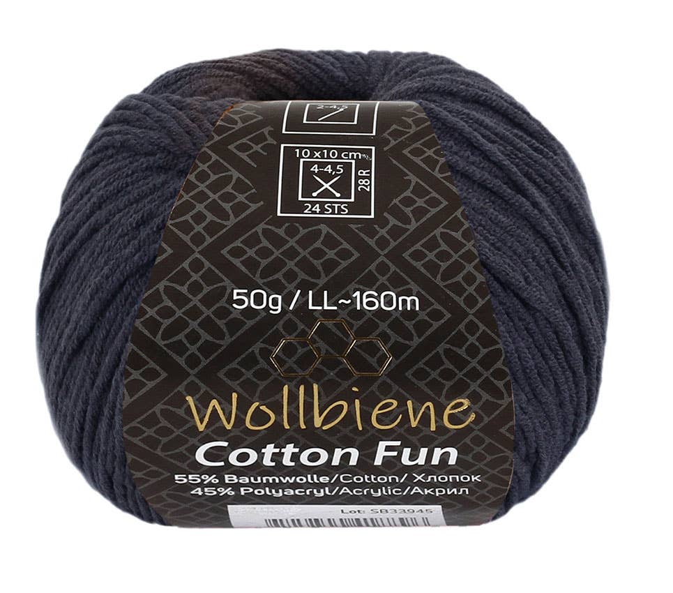 Wollbiene - Wholesale Yarn - Cotton Fun all-season wool 50g knitting wool cotton mix23