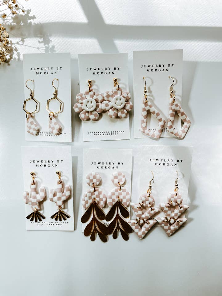 Pink Checker Collection for wholesale by Jewelry by Morgan