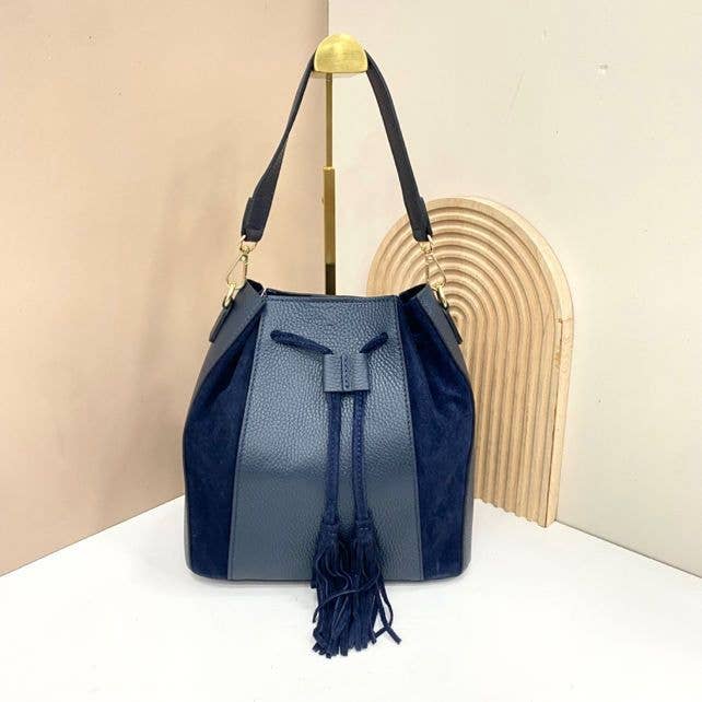 SWEET MAGIC SHOES & BAGS – Engroshandel Skuldertaske – til kvinder – LÆDER- OG RUSKINDSBOKS4