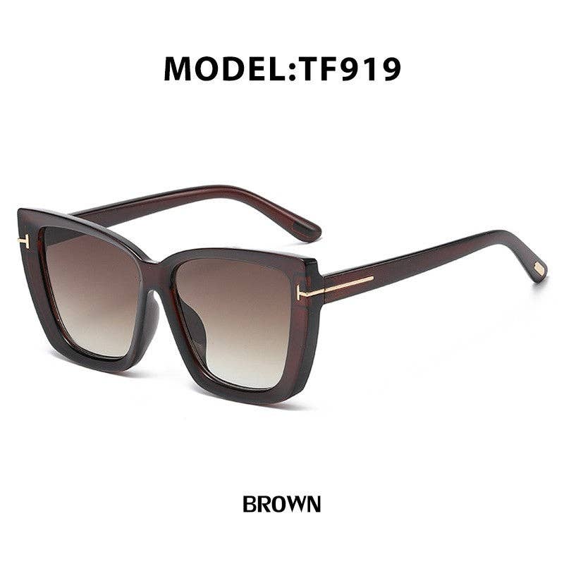 UZ Wholesale Store – Óculos de sol - Mulher por atacado – Óculos de sol Fashion Cat Eye Para Mulher Com Proteção UV8