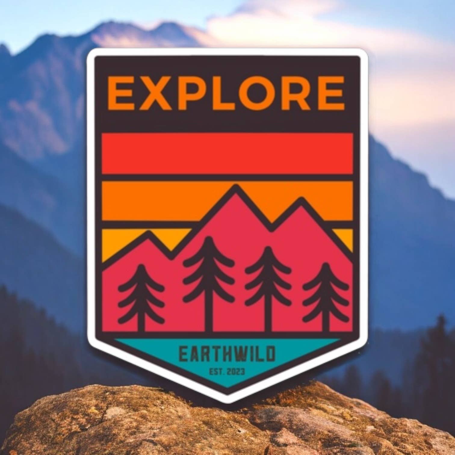 EARTHWILD - Wholesale Sticker - Ontdek de Earthwild-sticker1