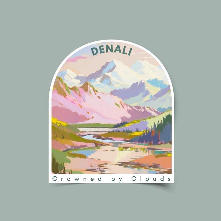 Across Our Land - Wholesale Sticker - Denali National Park Sticker2