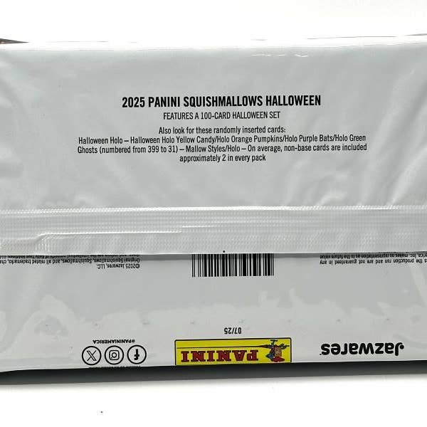 Wildwood Enterprises LLC - Wholesale Halloween Card - 2025 Panini Squishmallows Halloween 40pk Treat Pack Bundle2